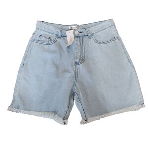 LIGHT WASH BERMUDA SHORTS SZ MED NWT